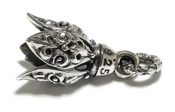 리프벨 당나라꽃 무늬 펜던트 실버 925 은은한 음색 [FORTUNA].