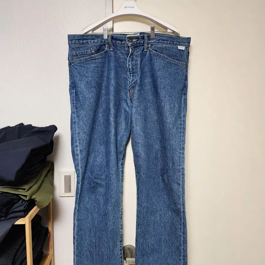 더블탭스 23 BLUES TAPER TROUSERS DENIM  04