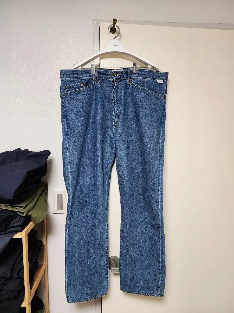 더블탭스 23 BLUES TAPER TROUSERS DENIM  04