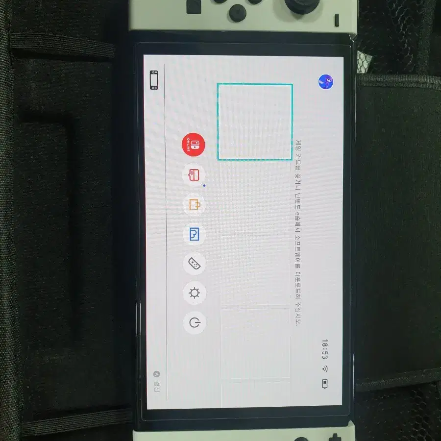 닌텐도 스위치 oled 화이트 상태좋아요+화이트 가방
