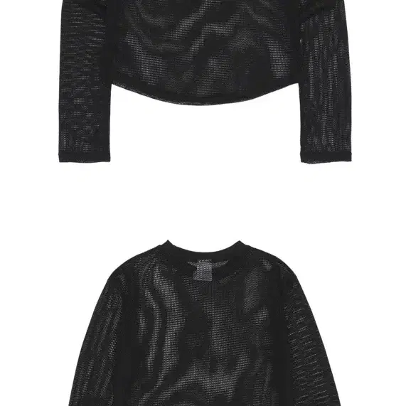 SCULPTOR Basic Mesh L/S Tee Black