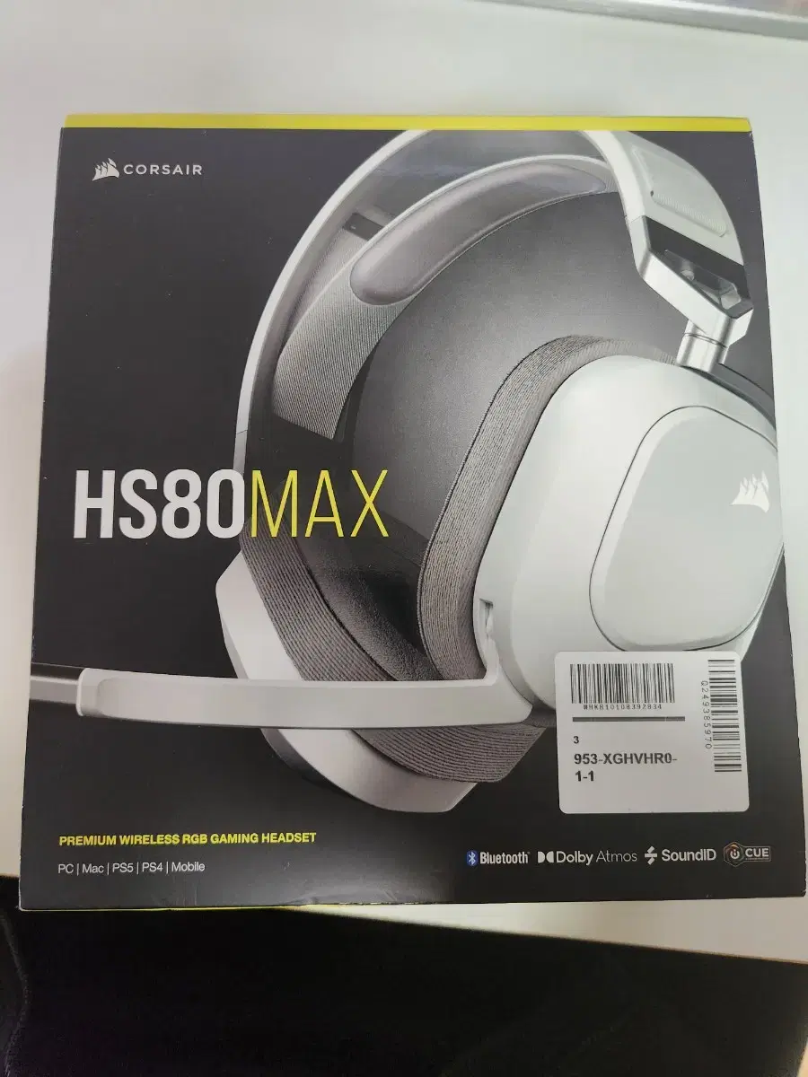 커세어 hs80 max 화이트 팝니다