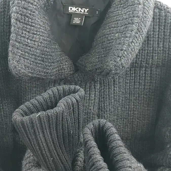 DKNY 코트 S 블랙