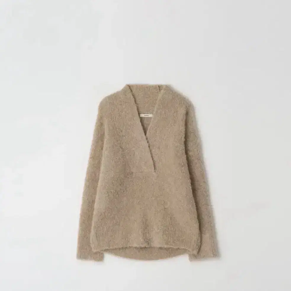 윤슬샵 marle shawl sweater beige 새상품