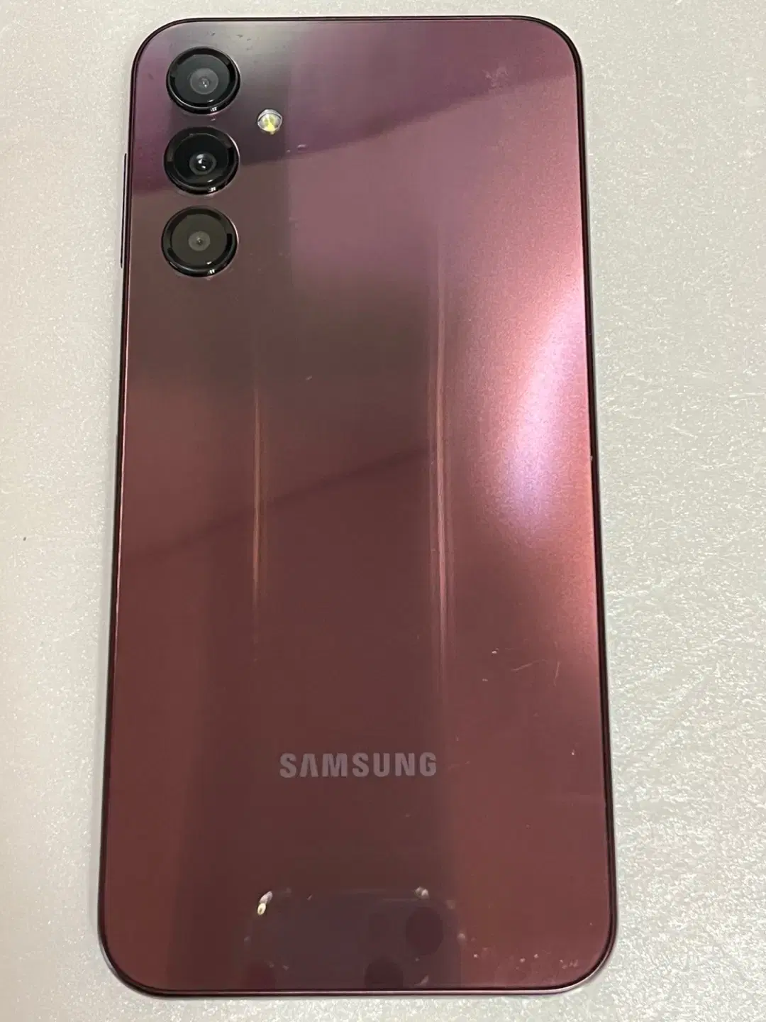 19865 Galaxy A24 A245 128GB Burgundy Clean No ghosting Normal