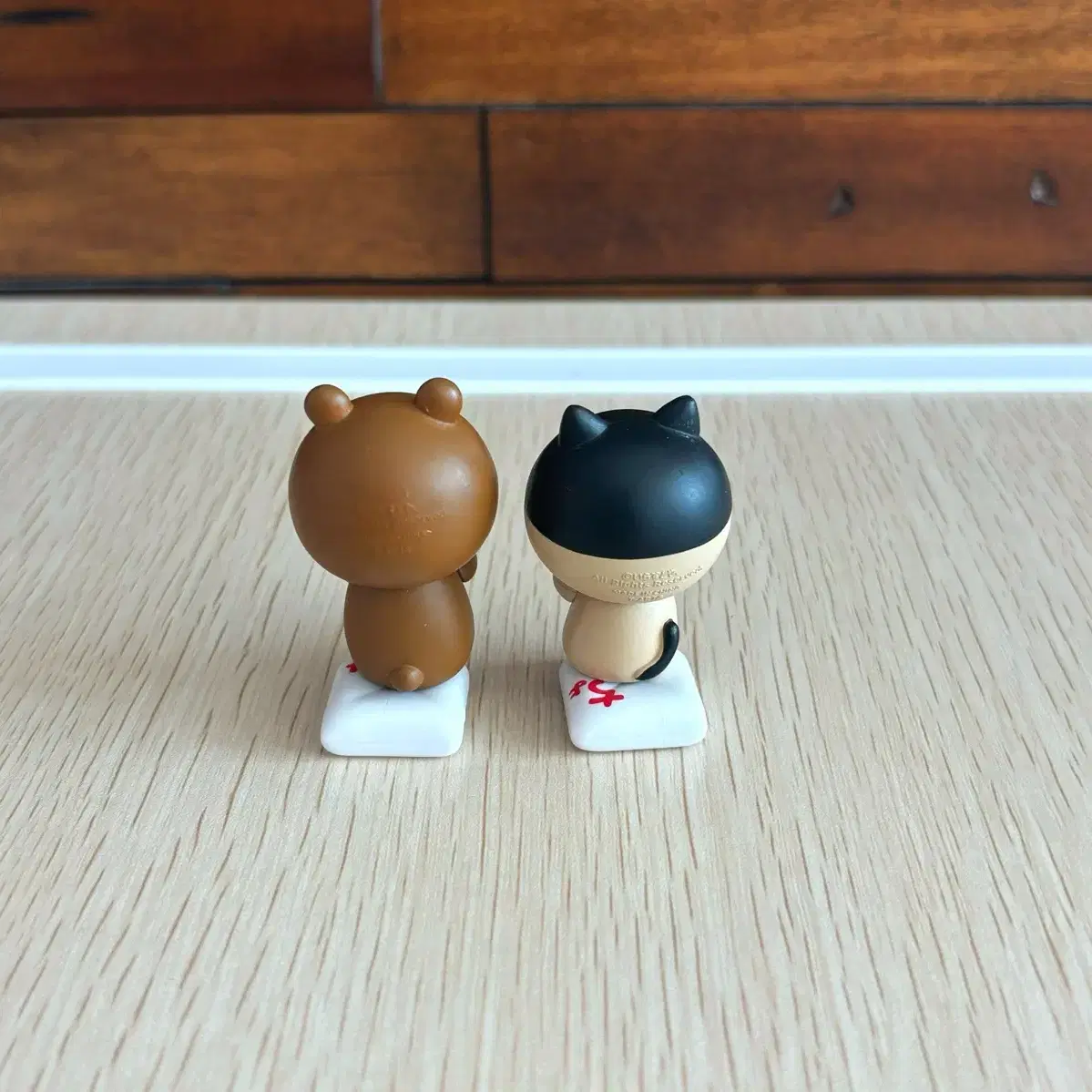 (일괄) 이라스토야 곰, 고양이 피규어