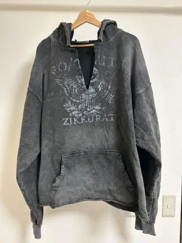 NO/FAITH STUDIOS LOOSE FIT HOODIE / BLK