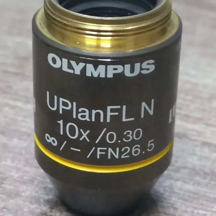 현미경 대물렌즈 OLYMPUS UPlanFL N 10X/0.30