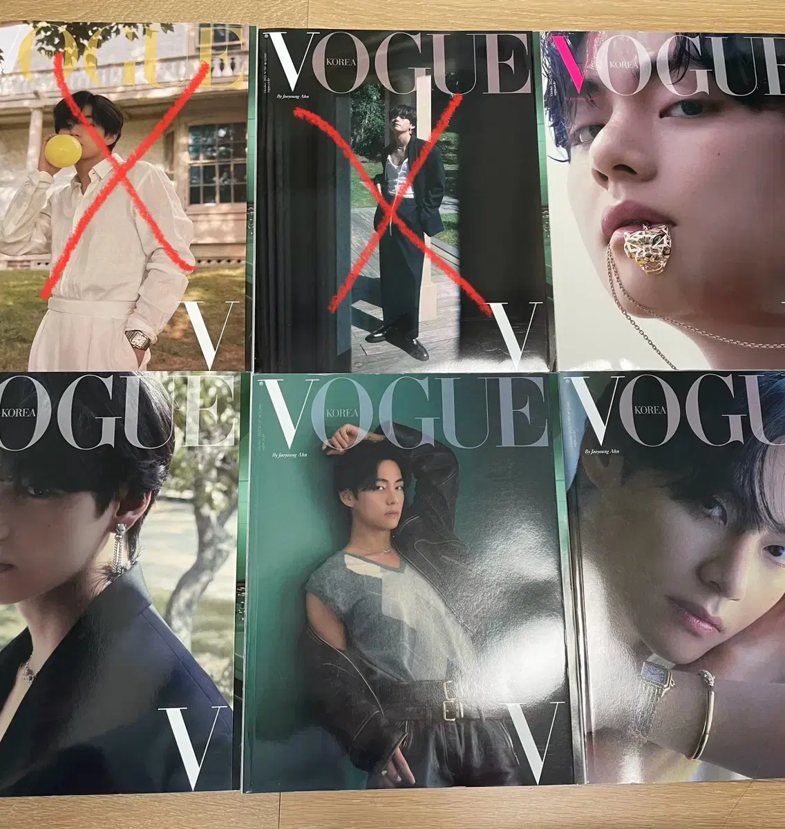 v, Vogue magazine, sold