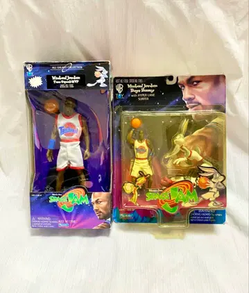 마이클 - 조던,스페이스 잼 피규어 2체 세트