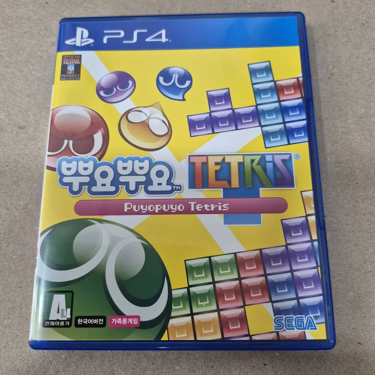 [중고] PS4 뿌요뿌요 테트리스/한글/뿌테/tetris 퍼즐 2인 4인