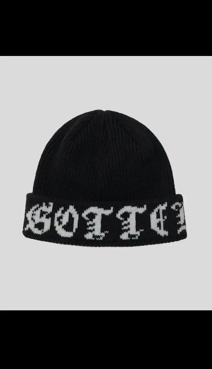 가터갤러리 비니 GOTTERGALLERY GOTHIC BEANIE_BK