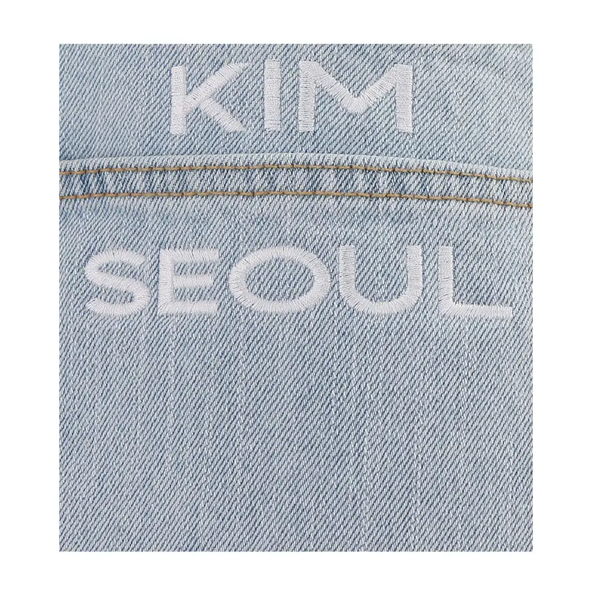 킴서울 kimseoul 로고 777 데님 연청 M