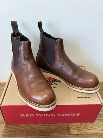 REDWING 3190 첼시 사이드고어 앰버 하네스 7.5D