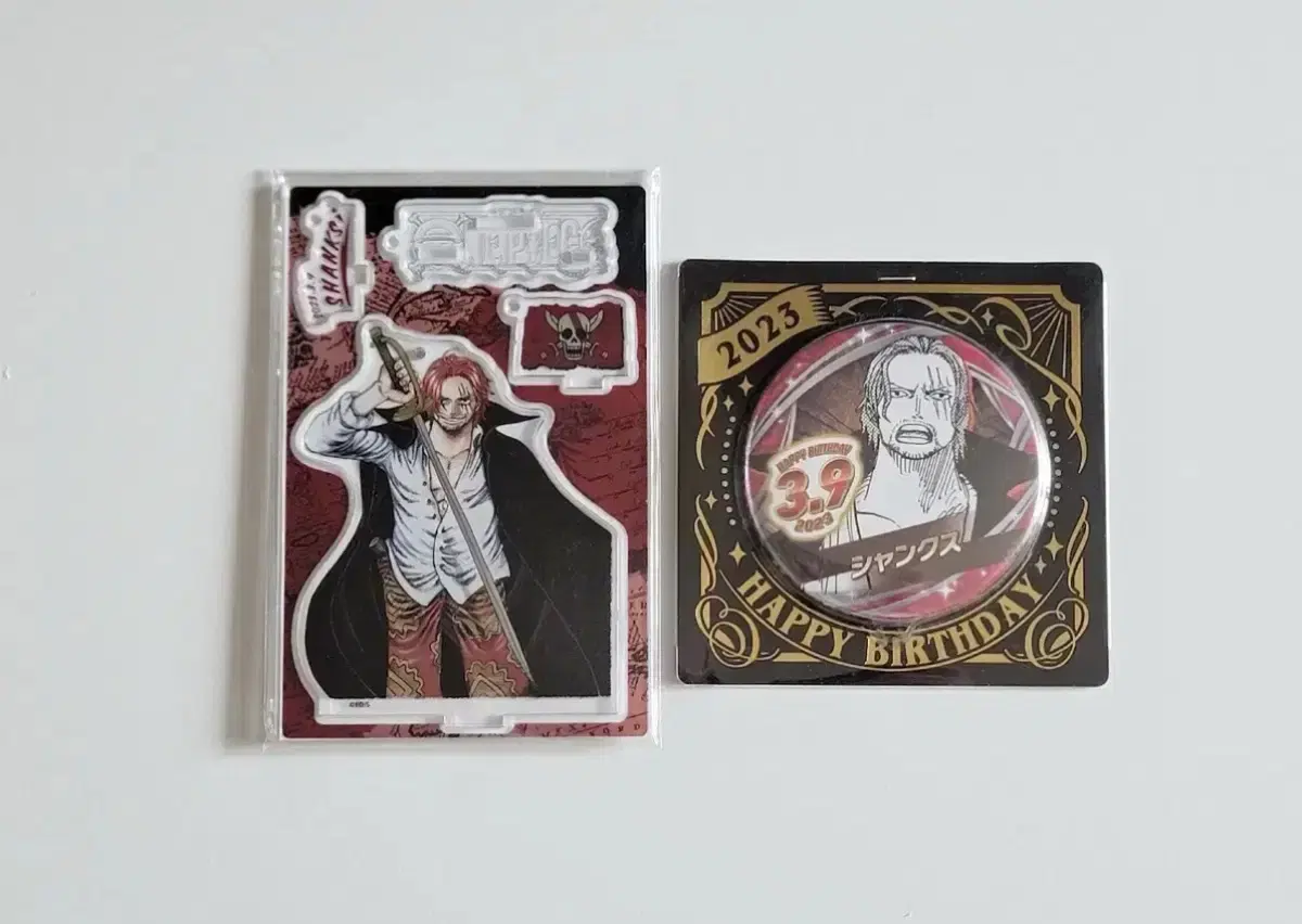 ONEPIECE SHANKS 2023 Diorama, Can Badge ( sealed )