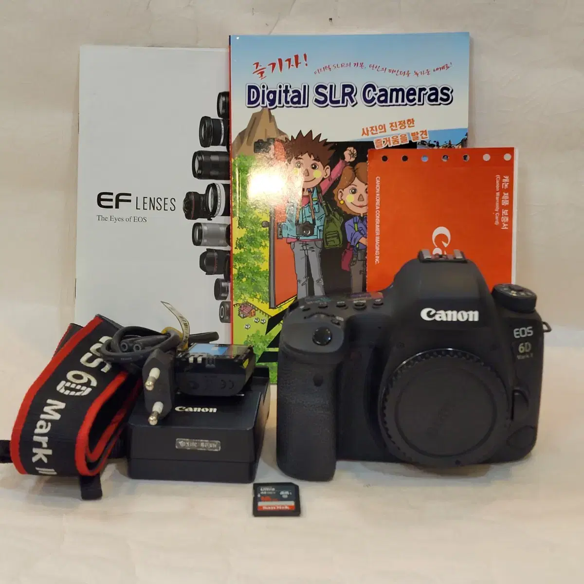 [중고]캐논 정품 EOS 6D+BG-E21 그립