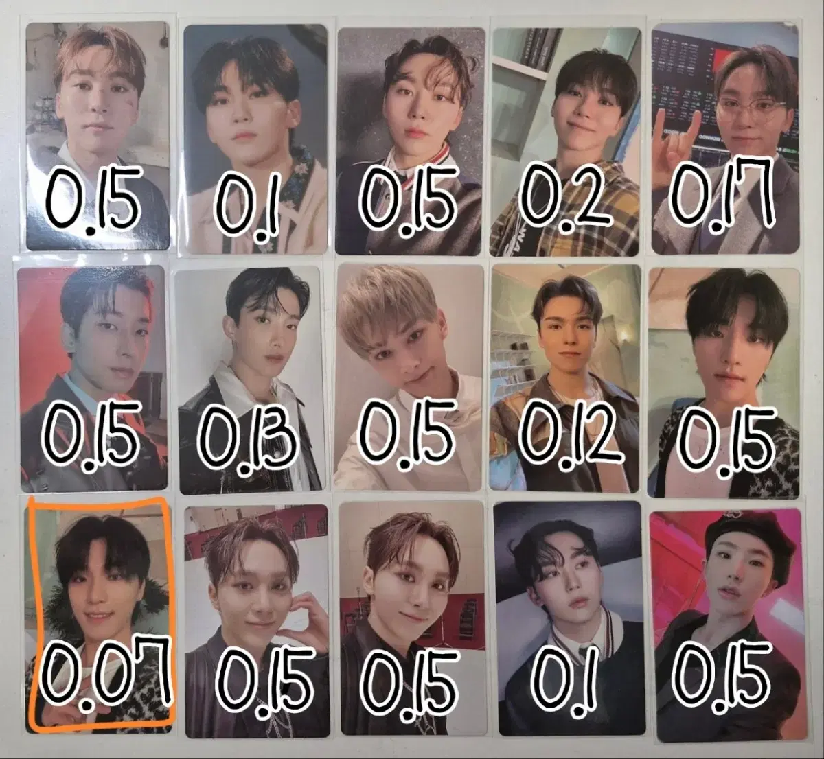 [ 세븐틴 ] 포카 판매