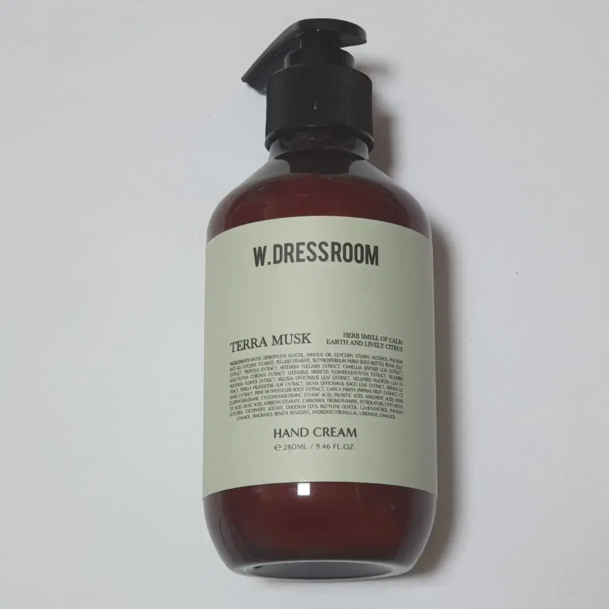 새상품 대용량 더블유드레스룸 W.DRESSROOM 핸드크림 280ml