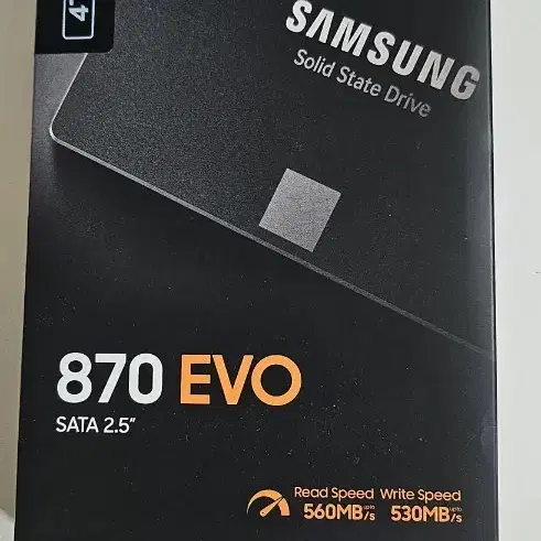 삼성 870 evo ssd 4tb 미개봉