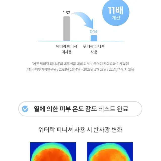 새상품 어퓨 워터락 피니셔 미니