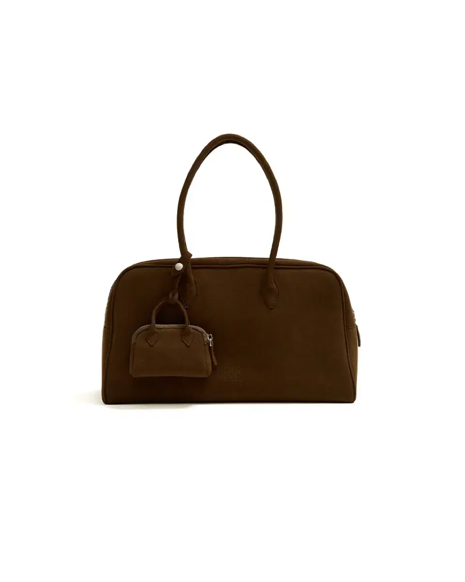 누아르 나인 Suede Hug Bag [BROWN]