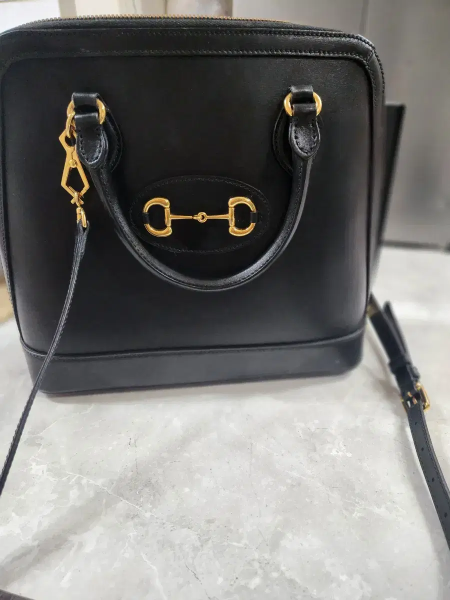 Gucci Horsebit 1955 Top Handle Black Bag