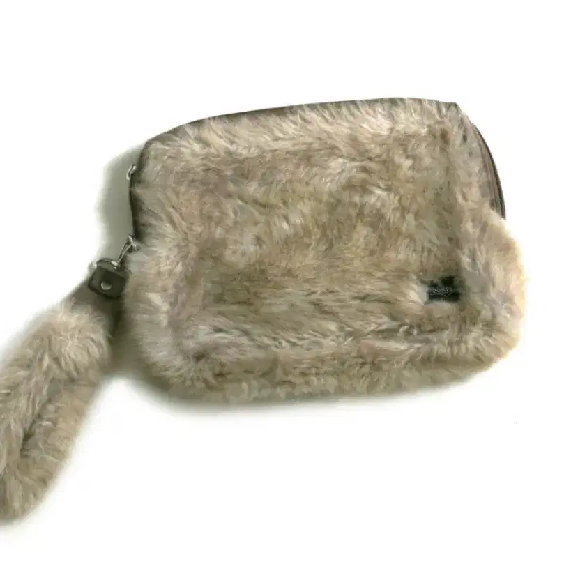 포터 퍼 파우치 백 porter faux fur pouch bag