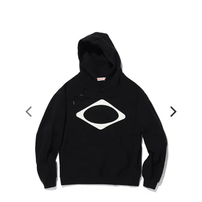 [M] 미스치프 RHOMBUS HOOD PULL-OVER_BLACK