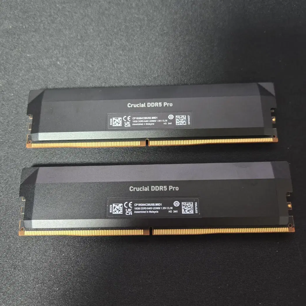 마이크론 Crucial DDR5-6400 CL38 PRO 2EA 팝니다