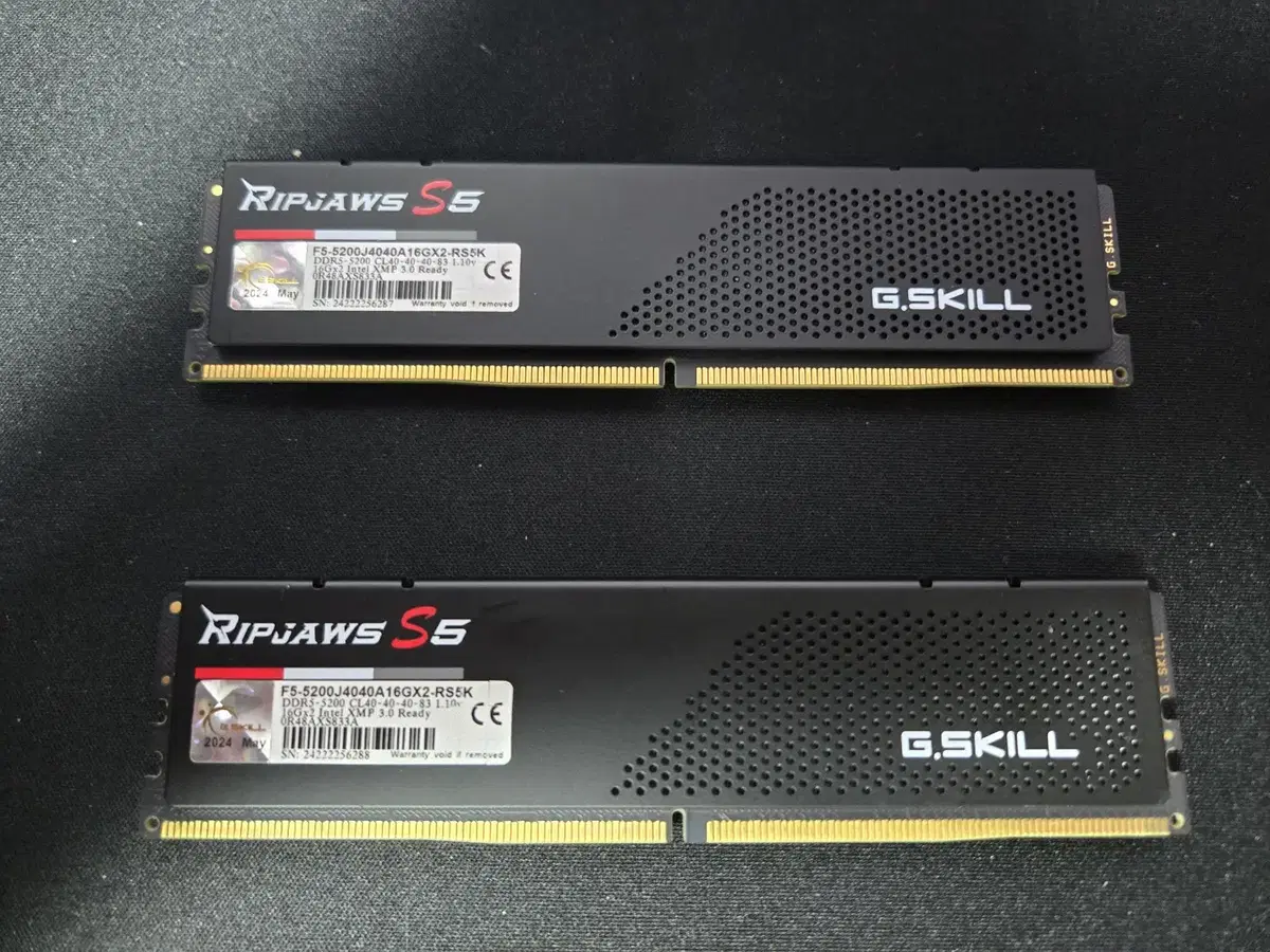 G.SKILL DDR5-5200 CL40 x 2EA 팝니다