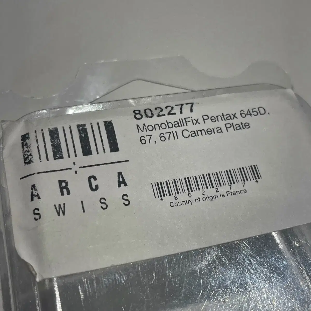 Arca Swiss 플레이트 MonoballFix  802265