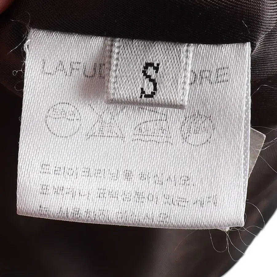 라퍼지스토어 LAFUDGE STORE 버핑 레더 오버핏 블루종 자켓 S