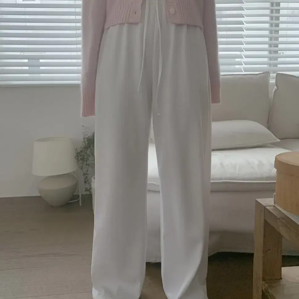 오디에스ODS [essential] NICHOLE PANTS white