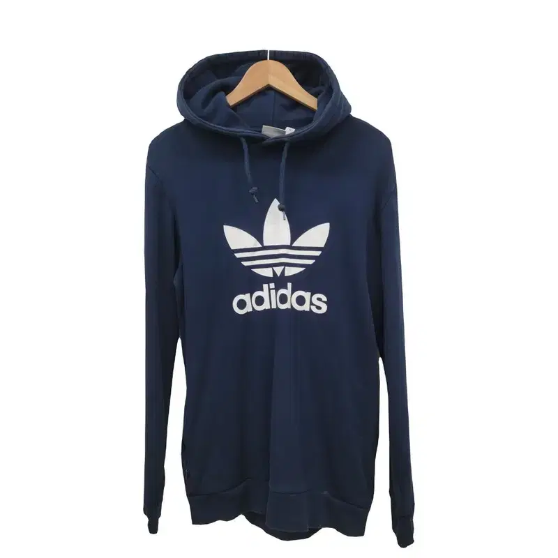 아디다스  Adidas 빅로로 네이비 후드티 여 XL A450