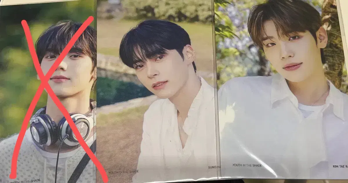 제로베이스원 제베원 데뷔카페 프로모션 엽서 성한빈 김태래 한유진