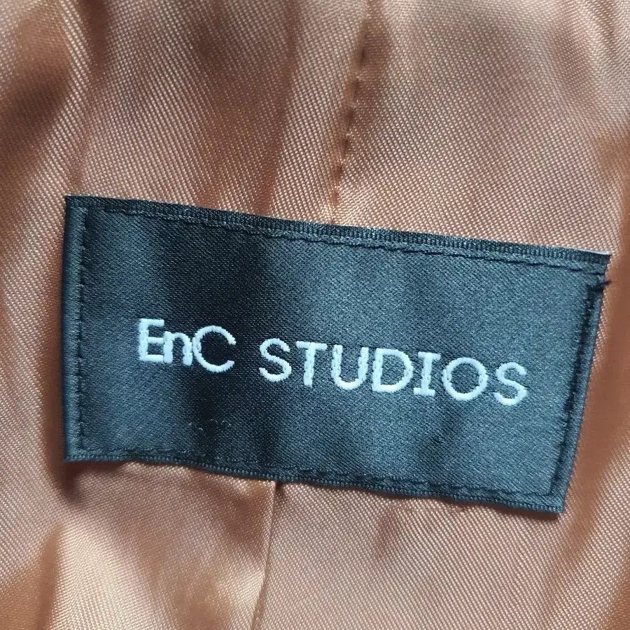 ENC studio 울 캐시미어 혼방 롱코트