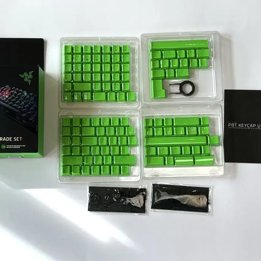 [정품] Razer 더블샷 PBT 키캡 업그레이드 세트