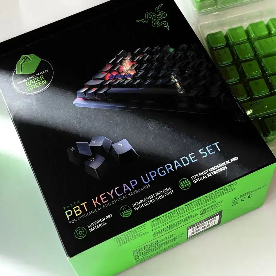 [정품] Razer 더블샷 PBT 키캡 업그레이드 세트