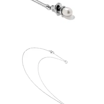 콜드프레임 펄 벨 pearl bell necklace 진주 목걸이 | 패션 목걸이 