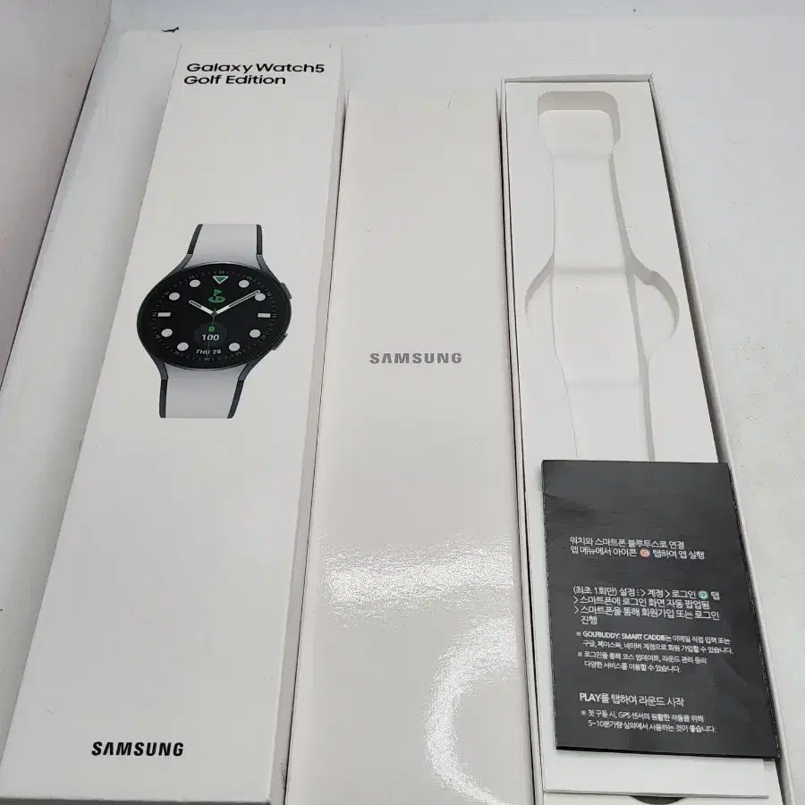 갤럭시워치5 블랙 44MM GPS 골프에디션