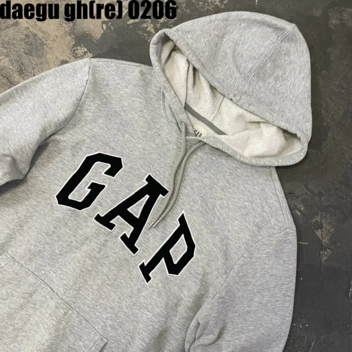 M 갭 GAP 로고 후드티