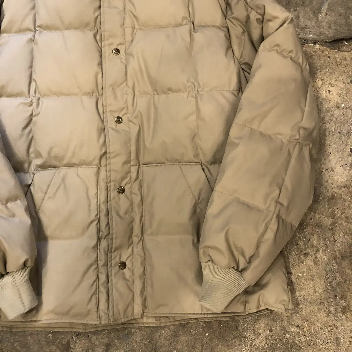 80s Eddie Bauer Goose Down Snap Jacket