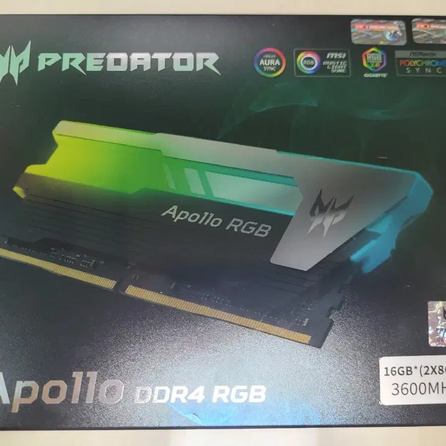 Acer Predator Apollo ddr4 RGB 16gb (8x2)