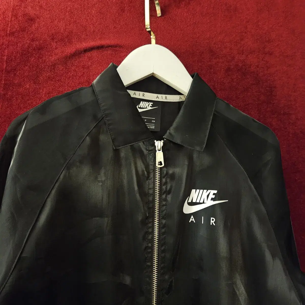 나이키(Nike) 시스루 카라넥 숏 트랙자켓 S size