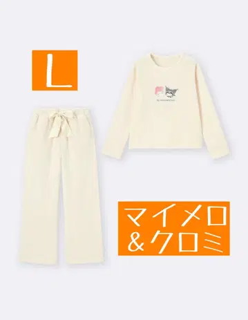 지유 마시멜로필 라운지 세트 산리오 쿠로미마이멜로디 콜라보 L