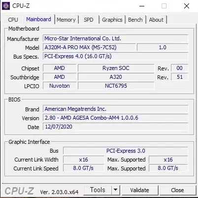 A320M, 라이젠 3300x, 1650 super