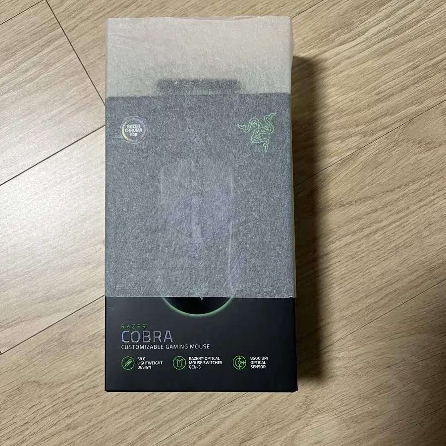 레이저코리아 코브라 Razer Cobra 유선 게이밍 마우스 미개봉 새제