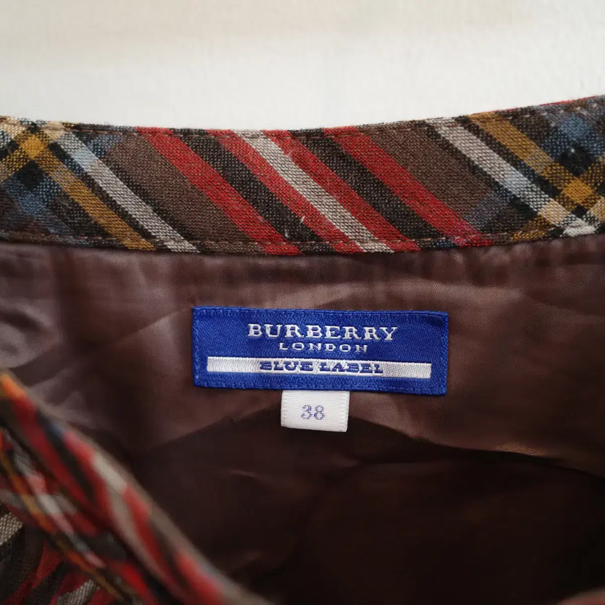 BURBERRY 버버리 블루라벨 플리츠 미니스커트 (27인치)