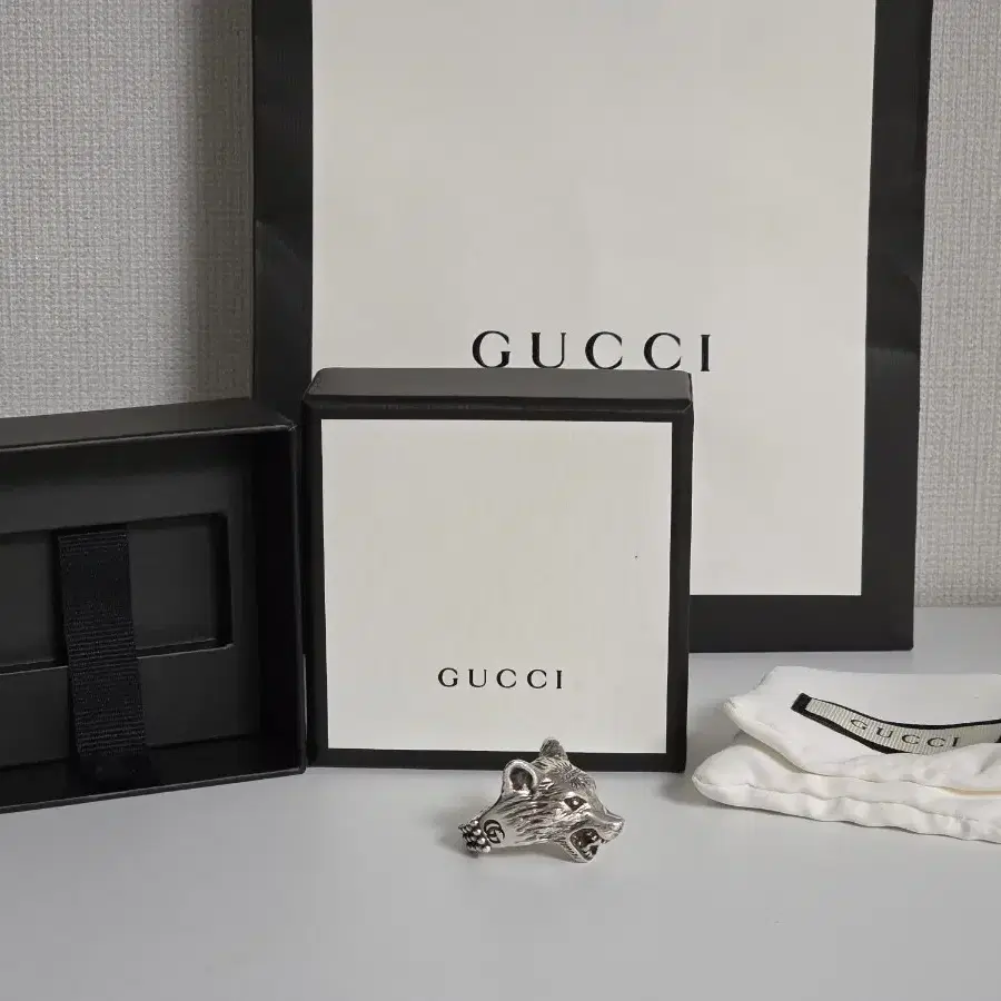 20호)구찌 앵거 포레스트 울프 반지 구찌 울프링 GUCCI