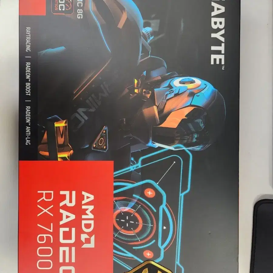 그래픽카드 기가바이트 라데온 RX7600 8G 미사용제품